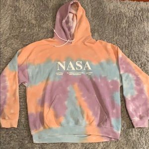 NASA Tie-Dye Hoodie Sweatshirt